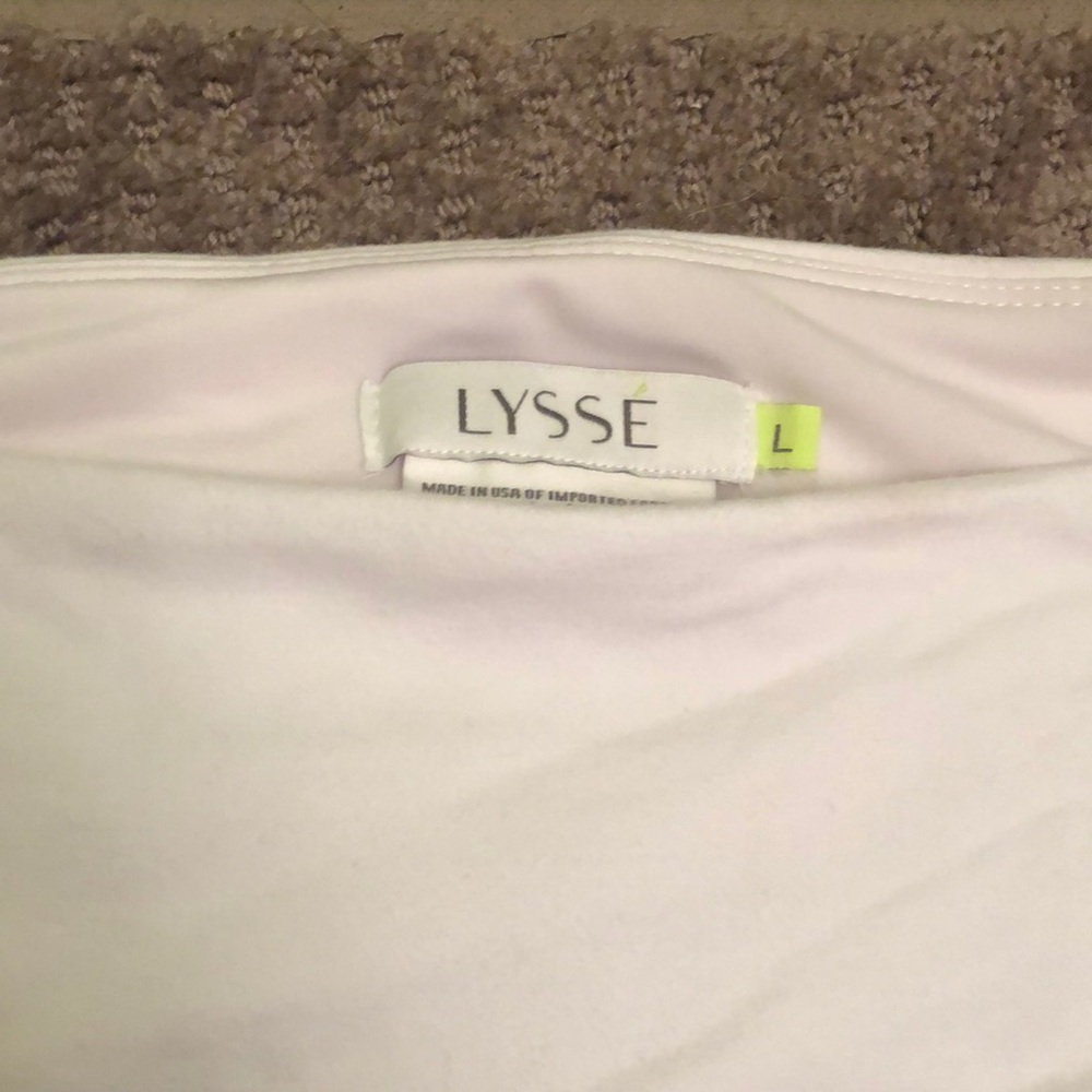 LIKE NEW White Lysse stretch capris